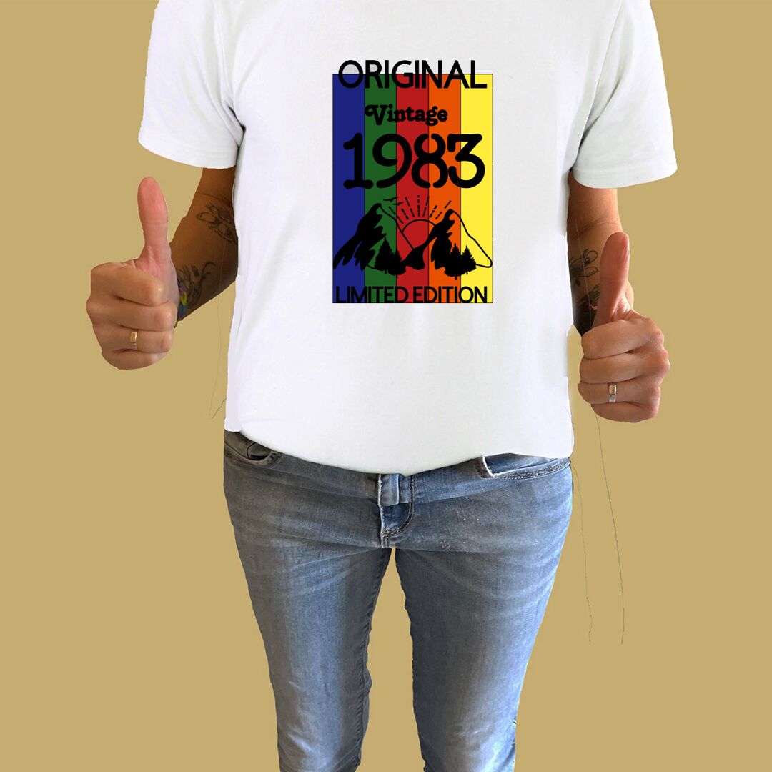 Camiseta personalizada vintage original